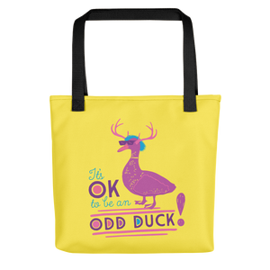 tote bag It’s OK to be an odd duck Raising Dion Esperanza fan Netflix Sammi Haney different bird