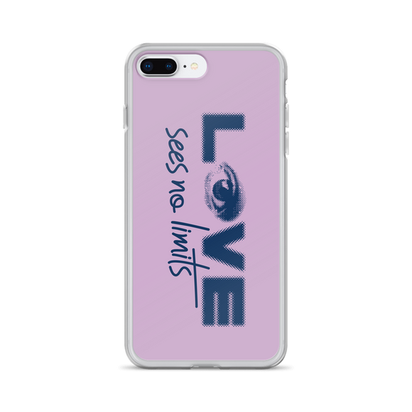 Love Sees No Limits (Halftone Design, iPhone Case)