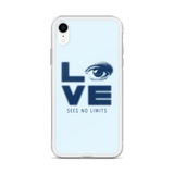 Love Sees No Limits (Halftone Stacked Design, iPhone Case)