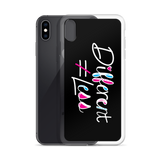 Different Does Not Equal Less (As Seen On Netflix’s Raising Dion) Black iPhone Case