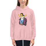 Esperanza From Raising Dion (Yellow Cartoon) Not All Actors Use Stairs Kid's Hoodie