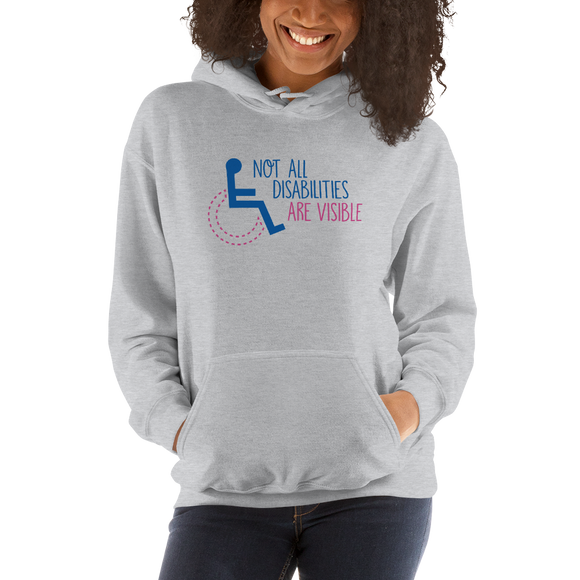 hoodie not all disabilities are visible invisible disabilities hidden non-visible unseen mental disabled Psychiatric neurological chronic