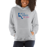 hoodie not all disabilities are visible invisible disabilities hidden non-visible unseen mental disabled Psychiatric neurological chronic