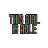 This Girl is Able (Sticker)