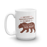 Never Underestimate the power of a Special Needs Papa Bear! Mug