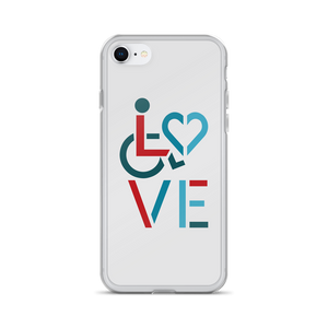 LOVE (for the Special Needs Community) iPhone Case Stacked Design 3 of 3