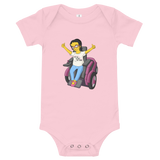 Esperanza From Raising Dion (Yellow Cartoon) Not All Actors Use Stairs Baby Onesie