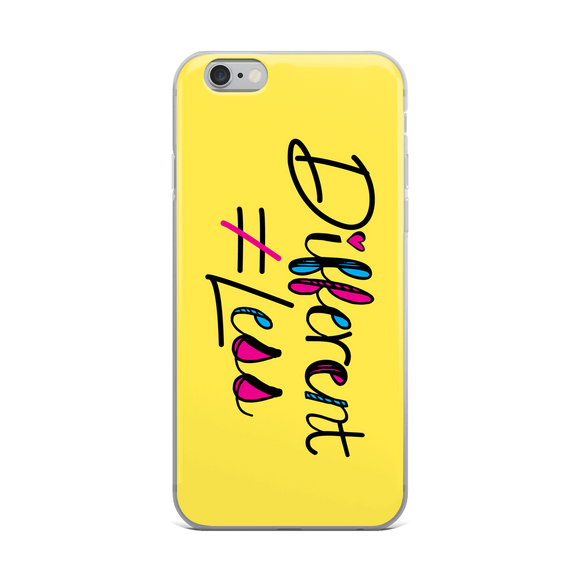 iPhone case Different Does Not Equal Less Netflix Raising Dion Esperanza Sammi Haney #DDNEL disability inclusion wheelchair awareness