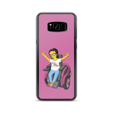 Esperanza From Raising Dion (Yellow Cartoon) Not All Actors Use Stairs Pink Samsung Case