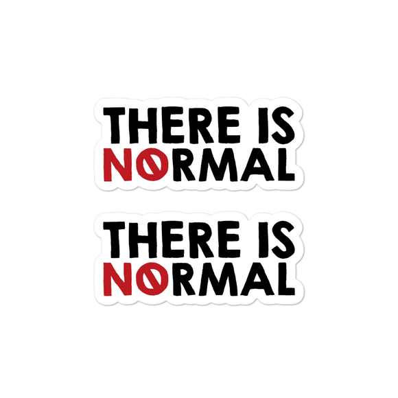 stickers there is no normal myth peer pressure popularity disability special needs awareness diversity inclusion inclusivity acceptance activism