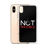 Not Invisible (Black iPhone Case)