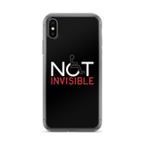 Not Invisible (Black iPhone Case)