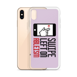 Swipe Left on Ableism (Pink iPhone Case)