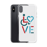 LOVE (for the Special Needs Community) iPhone Case Stacked Design 3 of 3