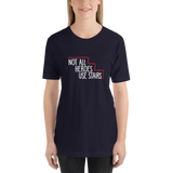 Not All Heroes Use Stairs (Dark Unisex Shirt)