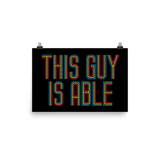 This Guy is Able (Men's Poster)