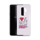 Love Hates Labels (Pink Samsung Case)