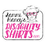 Sticker Sammi Haney's DisabilityShirts.com logo disability shirts disabilityshirts Esperanza Raising Dion Netflix