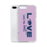Love Sees No Limits (Halftone Design, iPhone Case)