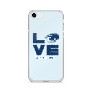 Love Sees No Limits (Halftone Stacked Design, iPhone Case)
