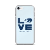 Love Sees No Limits (Halftone Stacked Design, iPhone Case)