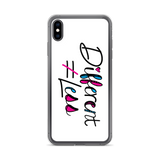 Different Does Not Equal Less (As Seen On Netflix’s Raising Dion) White iPhone Case