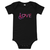 LOVE (for the Special Needs Community) Baby Onesie Light Colors