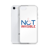 Not Invisible (White iPhone Case)