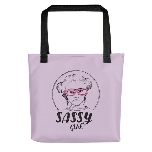 Tote Bag Fan Sammi Haney Esperanza Netflix Raising Dion super sassy wheelchair pink glasses sass sassy disability osteogenesis imperfecta OI