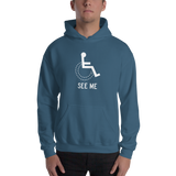 See Me (Not My Disability) Unisex Hoodie Dark Colors