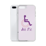 See Me (Not My Disability) White iPhone Case