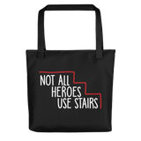 tote bag Not All Heroes Use Stairs hero role model super star ableism disability rights inclusion wheelchair disability inclusive disabilities