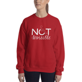 Not Invisible (Sweatshirt - Dark Colors Women's Design)