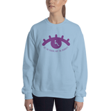 See the Person, Not the Disability (Eyelash Design) Sweatshirt Light Colors