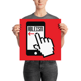 Swipe Left on Ableism (Poster Various Sizes)
