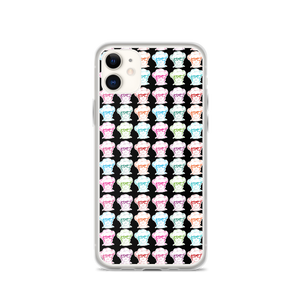 iPhone case print all over Different Colored Faces of Sammi Haney Esperanza Netflix Raising Dion fan sassy wheelchair pink glasses disability osteogenesis imperfecta OI