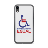 Different but Equal (Disability Equality Logo) iPhone Case