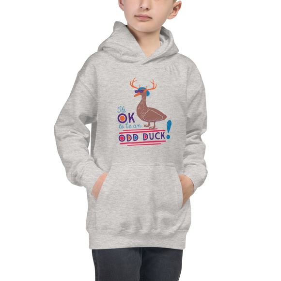 kid's hoodie It’s OK to be an odd duck Raising Dion Esperanza fan Netflix Sammi Haney different bird