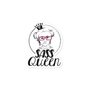 sticker Sass Queen Sammi Haney Esperanza Netflix Raising Dion sassy wheelchair pink glasses disability osteogenesis imperfecta fan