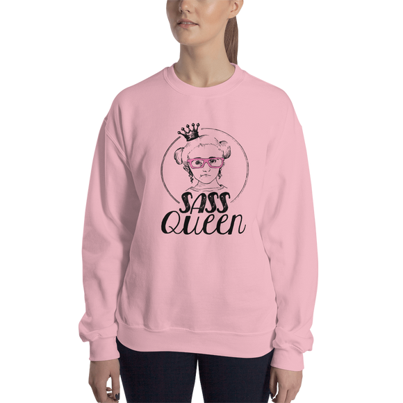 Sass Queen Front/Back (Esperanza - Raising Dion) Sweatshirt