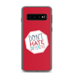 Samsung case Don’t hate different stop inclusiveness discrimination prejudice ableism disability special needs awareness diversity inclusion acceptance
