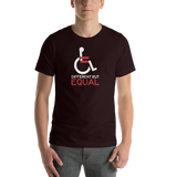 Different but Equal (Disability Equality Logo) Unisex Shirt Dark Colors