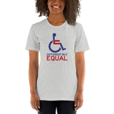 Different but Equal (Disability Equality Logo) Unisex Shirt Light Colors