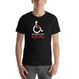 Different but Equal (Disability Equality Logo) Unisex Shirt Dark Colors