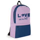 Love Sees No Limits (Halftone Design, Backpack)