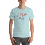 Different Does Not Equal Less (Original Clean Design) Adult Light Color Shirts