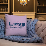 Love Sees No Limits (Halftone Design, Pillow)