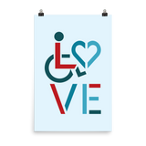 LOVE (for the Special Needs Community) Poster Stacked Design 3 of 3