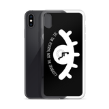 See the Person, Not the Disability (Eyelash Design) Black iPhone Case