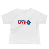 baby shirt normal is a myth big foot yeti sasquatch peer pressure popularity disability special needs awareness inclusivity acceptance activism